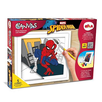 Canvas Pinta Números Spider-Man