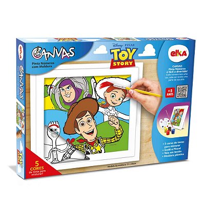 Canvas Pinta Números Toy Story