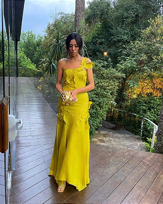vestido sereia aplicações lima