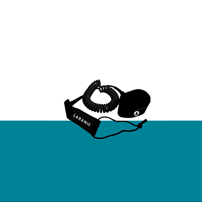 Leash Espiral Prancha Stand Up Paddle LARAMIE - PRETO