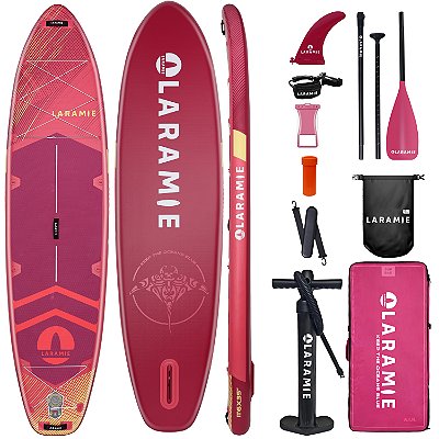Prancha Stand Up Inflável 11.6' + Kit Laramie Kit-xpink