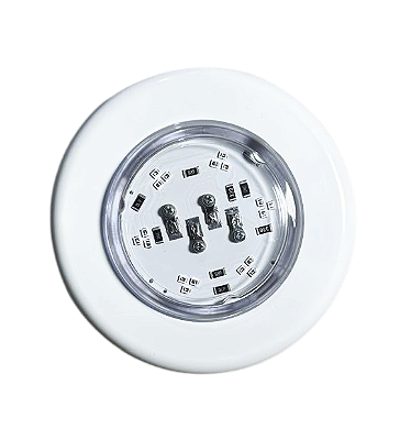 Refletor LED 9W RGB - Rosca ½" - para Nicho Tipo Copo