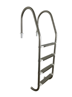 Escada para Piscina 4 Degraus Inox