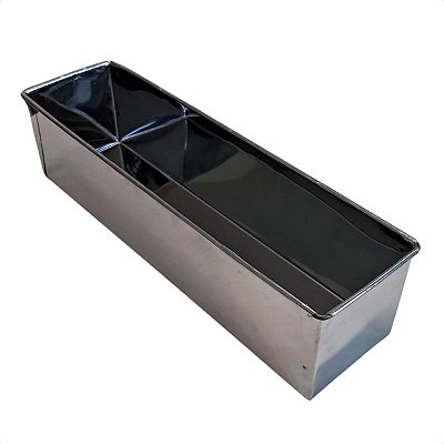 Forma de Bolo Retangular Inox 39 x 10 x 10 cm