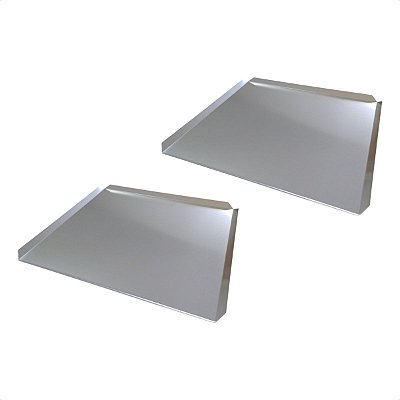 2 Bandejas para Forno Fast Oven 35 x 35 x 1 cm Alumínio
