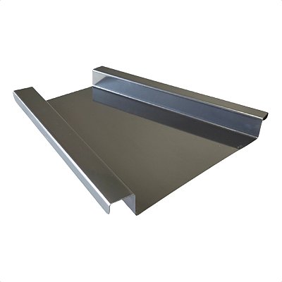 Régua Corte Pão Hambúrguer Cônica 10 a 13 x 1,5 cm Inox