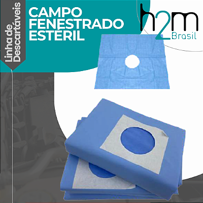 Campo Cirúrgico Fenestrado Estéril com ou sem adesivo