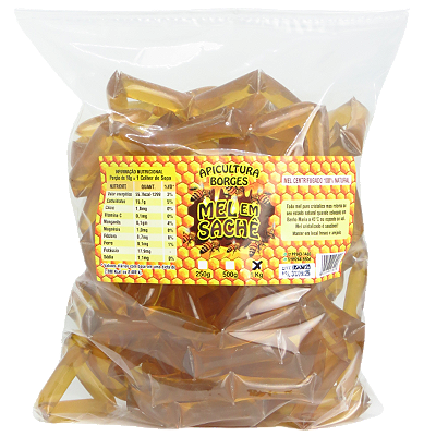 Sachê de Mel Puro - Pacote 1 kg (Aprox. 210 Sachês 5g) - Florada Silvestre
