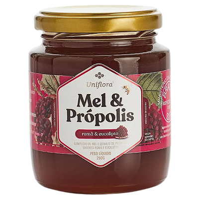 Mel Puro com Romã, Própolis e Eucalipto 290g