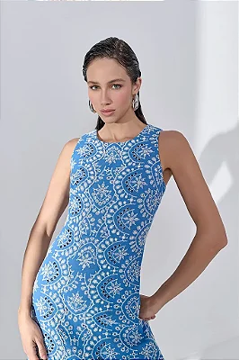 Vestido Linen Noronha Bordado