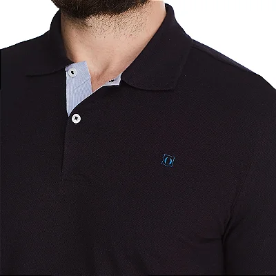 Camiseta Polo Slim Masculina Malha Piquet Com Elastano Básica Convicto
