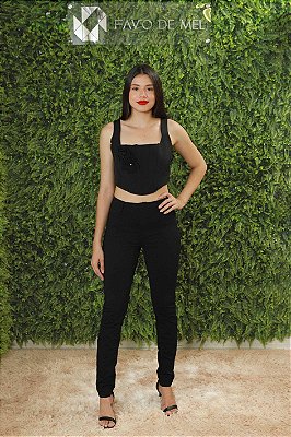 Corselet decote Quadrado