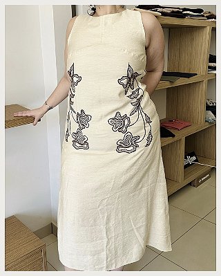 Vestido Brisa Bordado