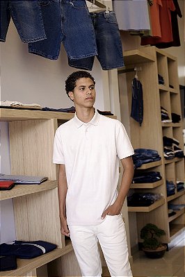 Camiseta Polo Lisa Pima