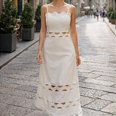 Vestido Laura Branco