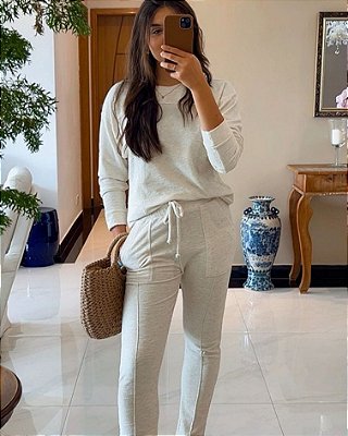 Conjunto Sofia Flame off white