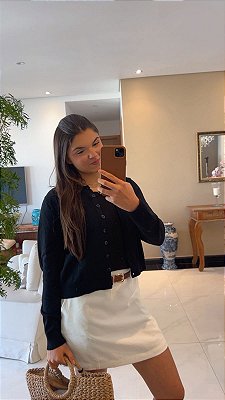 Shorts Saia Alfaiataria Bianca Branco