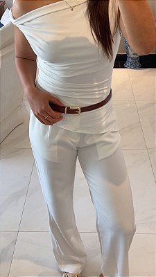 Blusa Cris MJ Branca