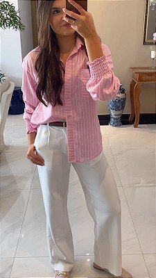 Camisa Charlotte Rosa