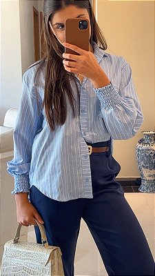 Camisa Charlotte Azul