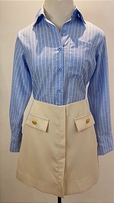 Camisa Celine Azul