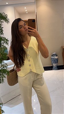 Calça Priscila Manteiga