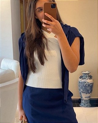 Regata Paola Tricot Cruzada