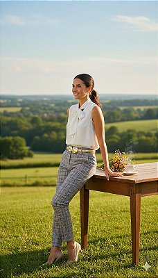 Blusa Laço Lavans branca