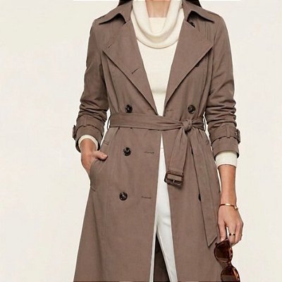 CASACO TRENCH LAVANS BROWN