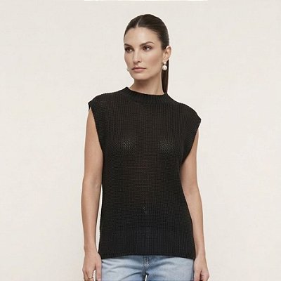 COLETE TRICOT PRETO