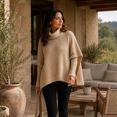 Poncho Tricot Lia
