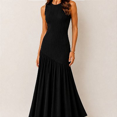 VESTIDO VENEZA preto