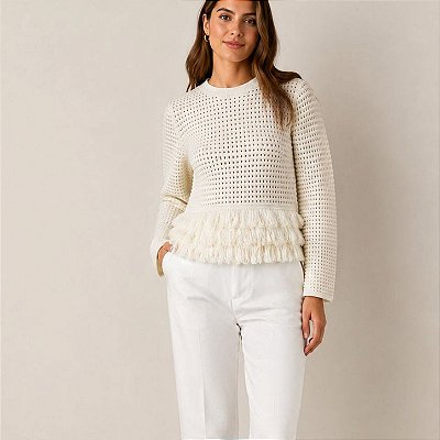 Blusa Franja Lavans