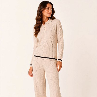 CONJUNTO MÔNACO CREME