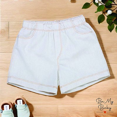 Bermuda Para Meninos Verão Conforto E Estilo Off White