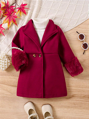 CASACO DE INVERNO COM PUNHOS PELINHO