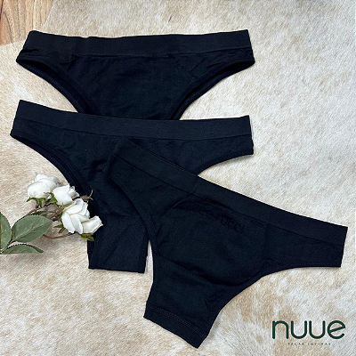 Kit 3pç - Calcinha tanga sem costura