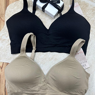 Sutiã confort duplo com bojo sem costura