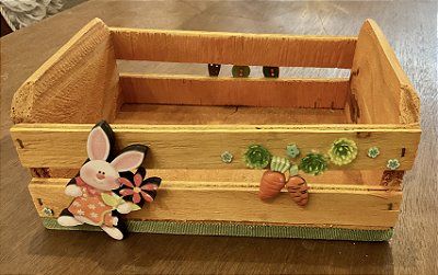 Engradado de Páscoa alaranjado