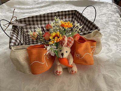 Cesta de Páscoa Metálica