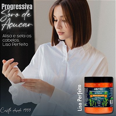 Progressiva em Soro de Açúcar 500g C/Formol Coiffer Cód. 3499