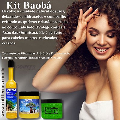 kit Cliente Baobá c/ 3 unid. Coiffer Cód 1958