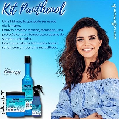 Kit Cliente Panthenol C/03 unid. Coiffer Cód 3835