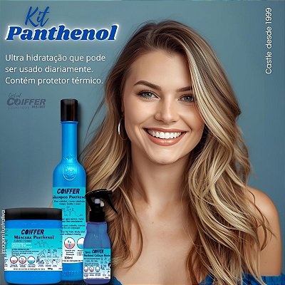 Kit Cliente Panthenol C/03 unid. Coiffer Cód 3835