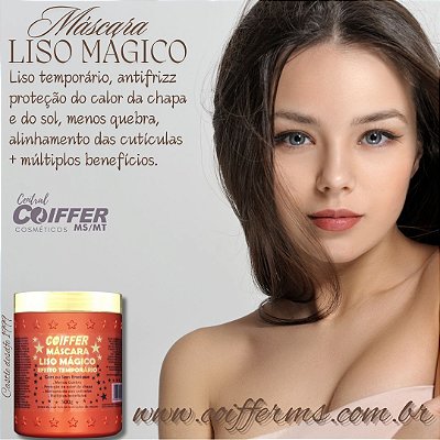 Máscara Liso Mágico 500g. COIFFER Cód. 5832