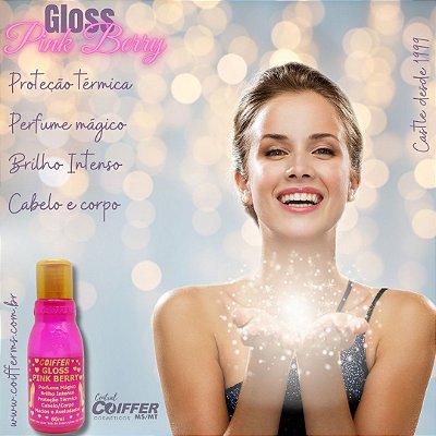 Gloss Pink Berry 80 ml. Coiffer Cód. 5379