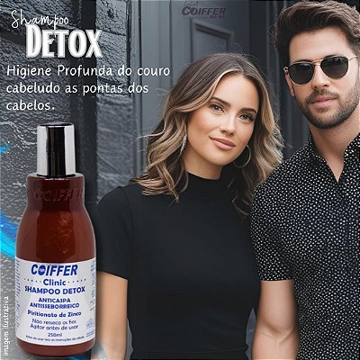 Shampoo Detox 250ml Coiffer Cód. 5021