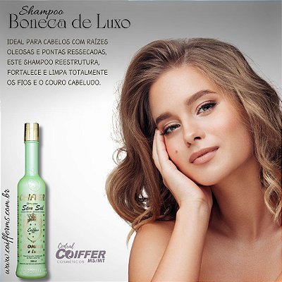 Shampoo Boneca de Luxo 300ml Coiffer Cód. 1168