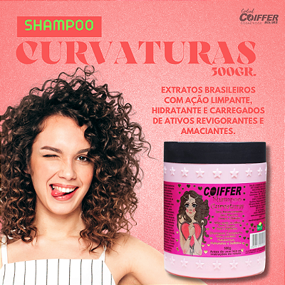 Shampoo Curvaturas 500gr. Coiffer Cód. 5195
