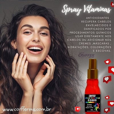 Spray Vitaminas 100ml Coiffer Cód. 3820